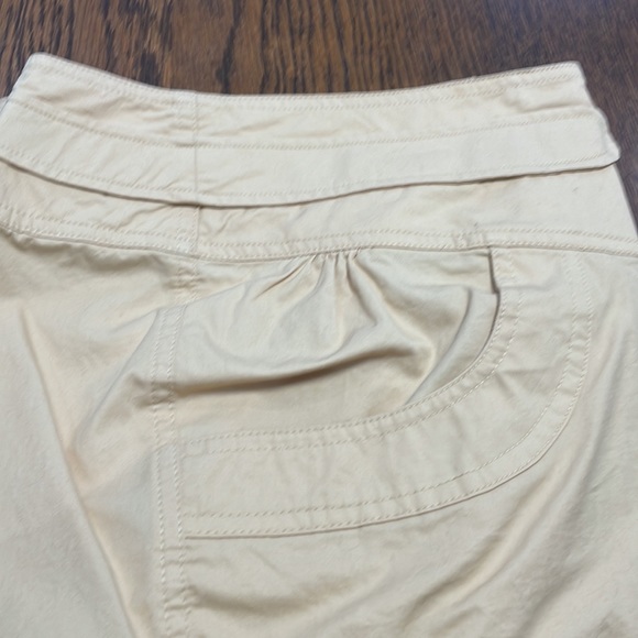 Bianca Nygård 100% Cotton Camel Capris, SZ 16 - Picture 6 of 11